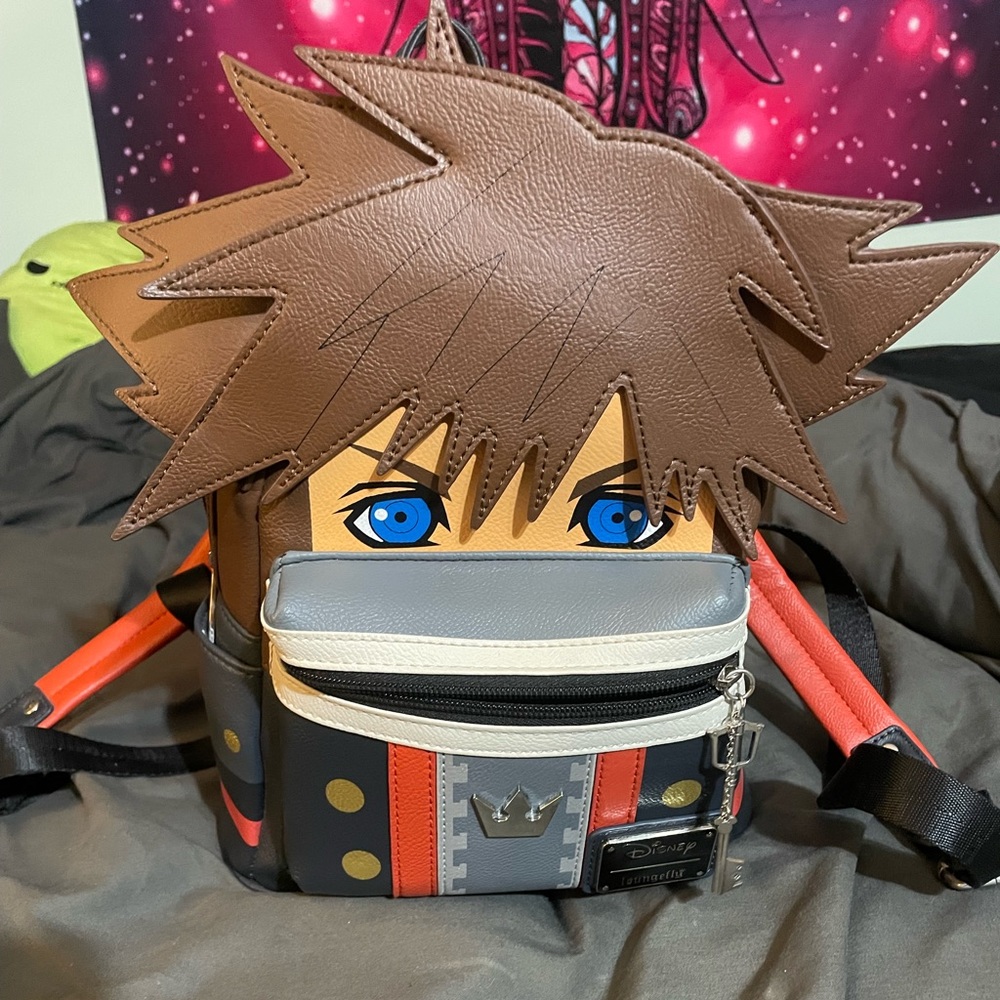 Kingdom Hearts Sora LOUNGEFLY mini backpack